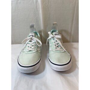 Vans Checkerboard Old Skool Skate Shoe Mint Green Low Top Size Size Missy 6